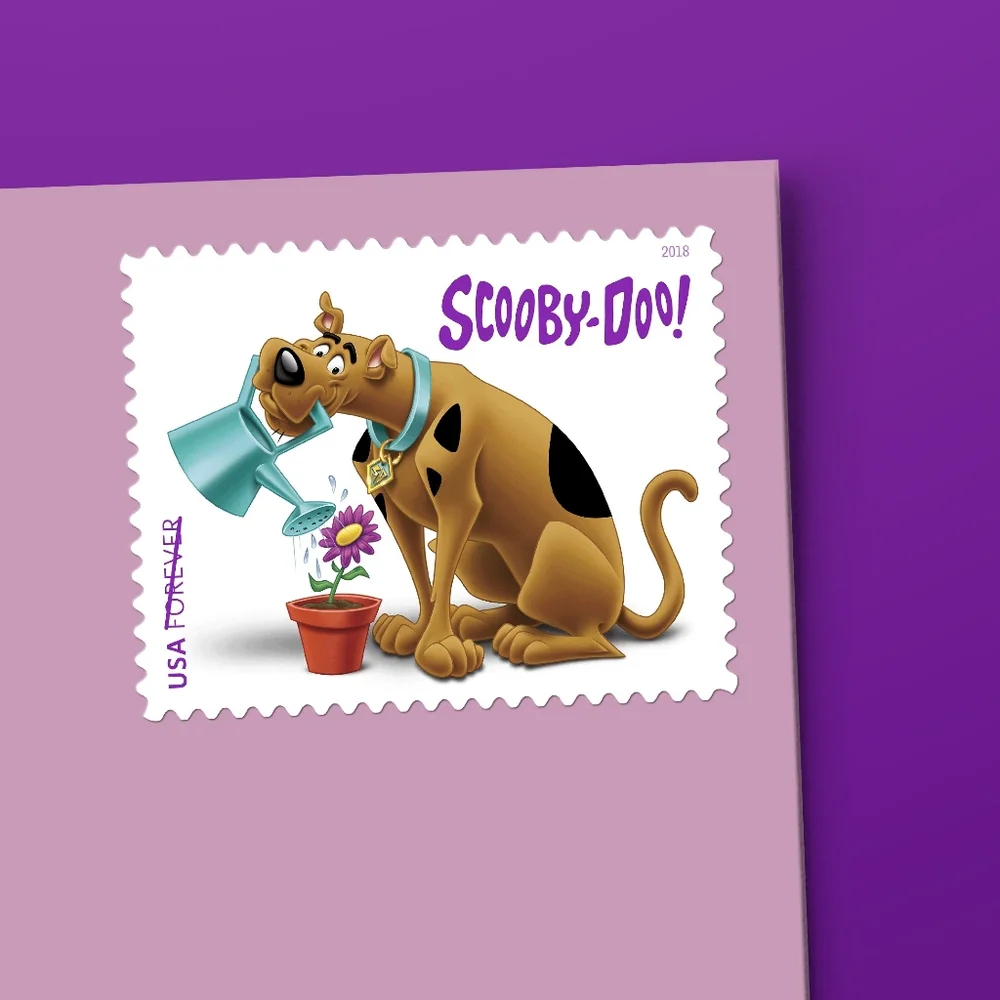 60 USPS Scooby Doo Good Mail Forever Stamps Great Dane Cartoon Shaggy Velma Fred